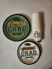 FREE Green Congratulations Graduation Party Paper  Any Year for 25 Total 75