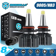 4/6/8-sides 9005 LED Bulbs Headlights High or Low Beam Conversion Kit Plug&Play