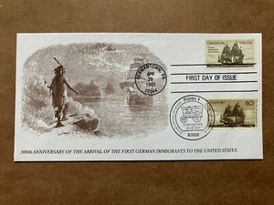 1983 20c Concord US & Germany 2040 KMC Venture Joint Issue DE 1397 FDC LE / 500