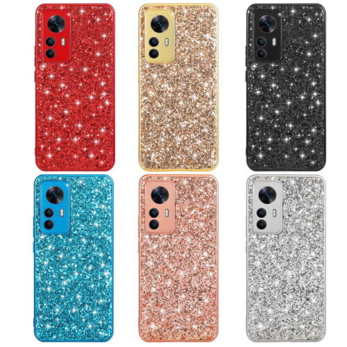 For Xiaomi Redmi Note 11 10 Mi 12T Bling Glitter Shockproof Hybrid Case Cover - Picture 1 of 28