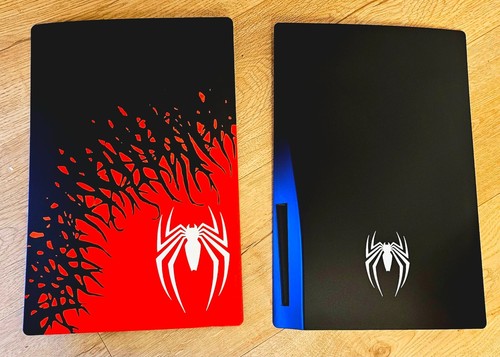 PS5 Playstation aftermarket plates Spiderman Venom (Disk edition) - Free P&P - Picture 4 of 5
