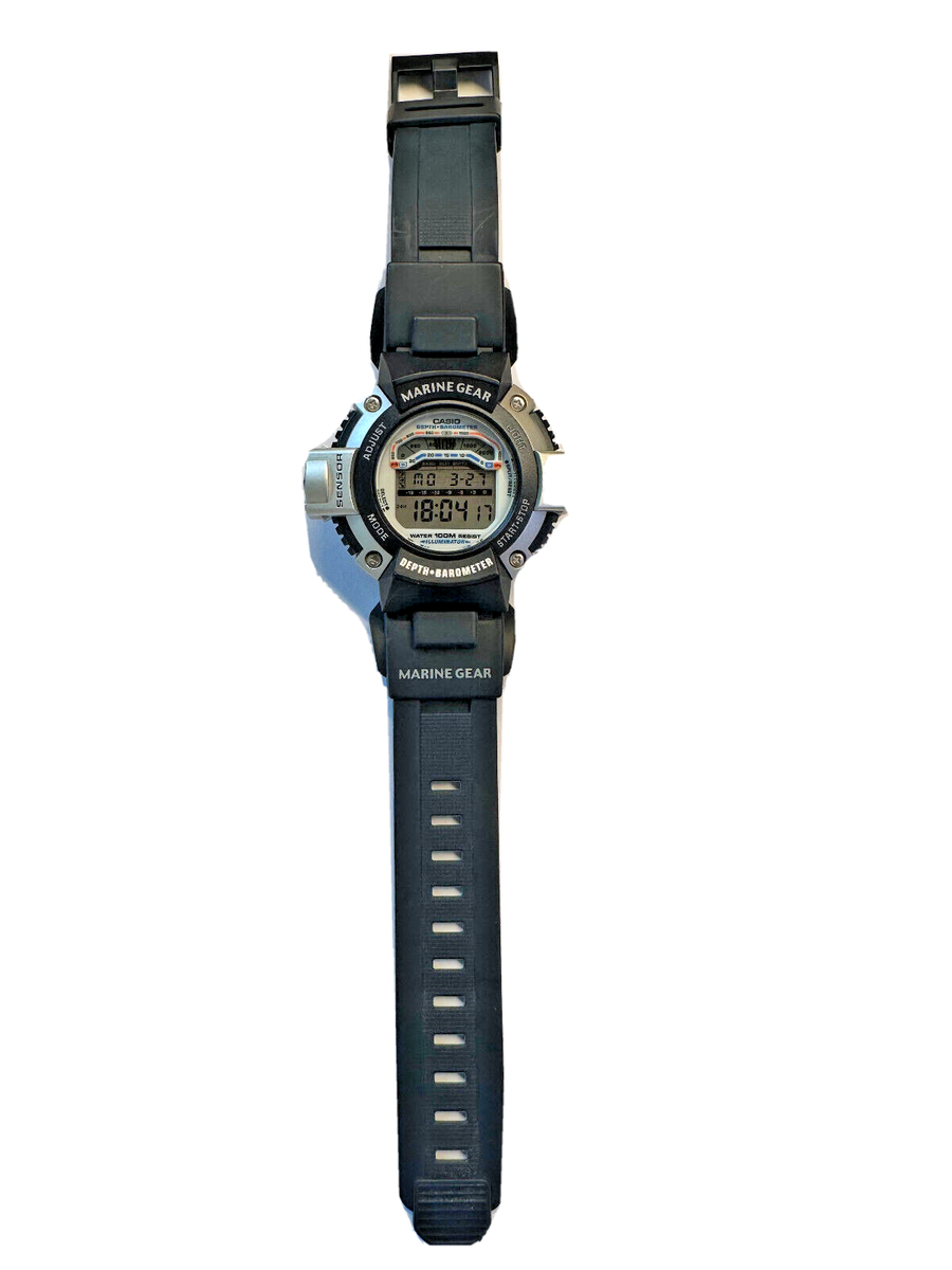 Vintage Casio Marine Gear MRT-200 Quartz Digital For Watch Parts