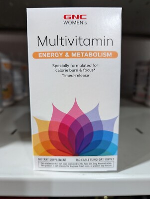 GNC Women's Ultra Mega Energy & Metabolism 180 ct. Free Ship Exp 7/2026