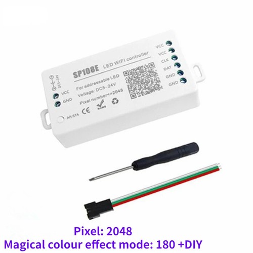 WS2811 5V Full Color Pixel LED Module Light IP68 Digital Lights Controller Power - Picture 42 of 43