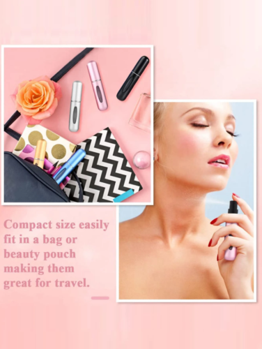 1 pc Mini Refillable Perfume Atomizer Travel Spray Bottle Portable Scent Pump - Picture 7 of 7