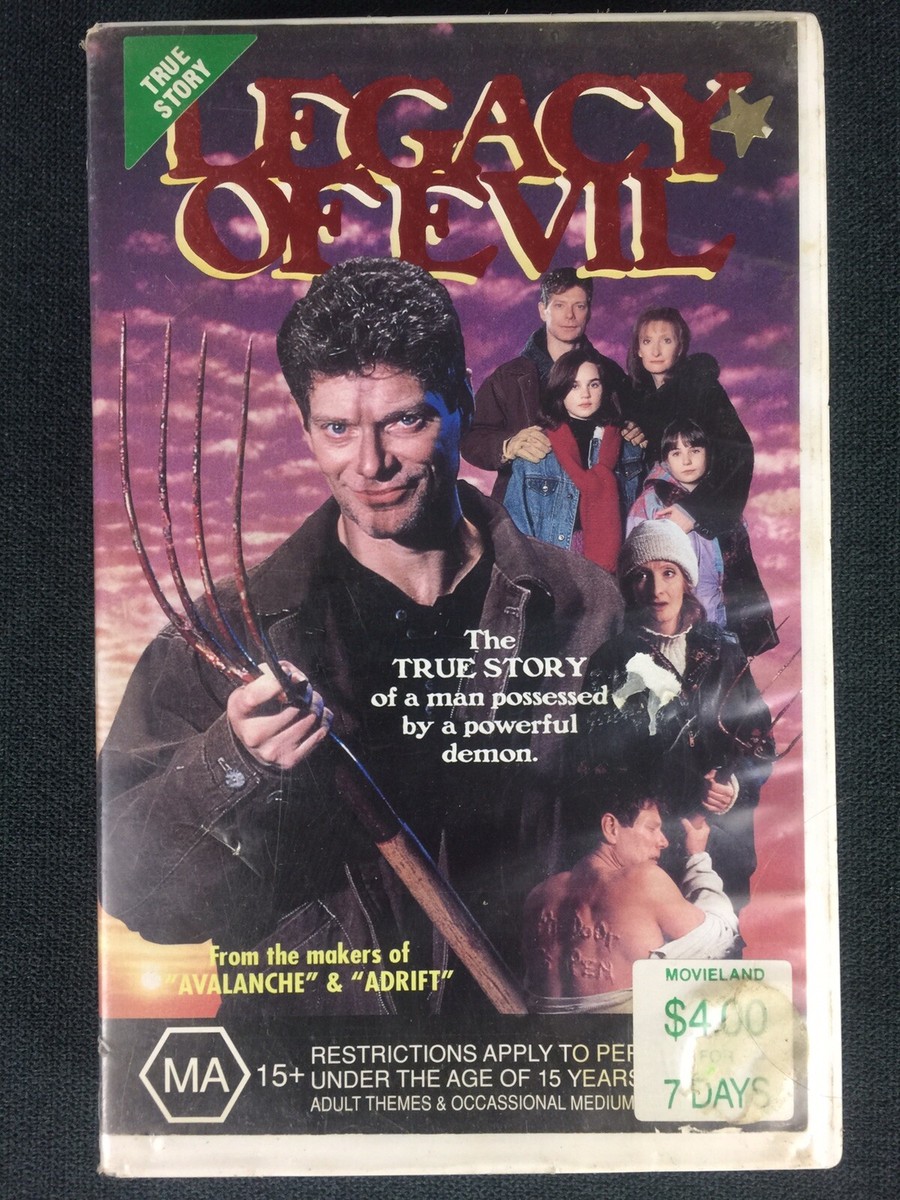 1995 Legacy Of Evil AKA Possession Of Michael D VHS Rare Cult
