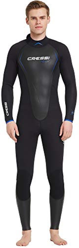 (TG. XL) Cressi Altum Wetsuit 3 Mm, Muta Uomo, Nero/Rosso, XL - NUOVO