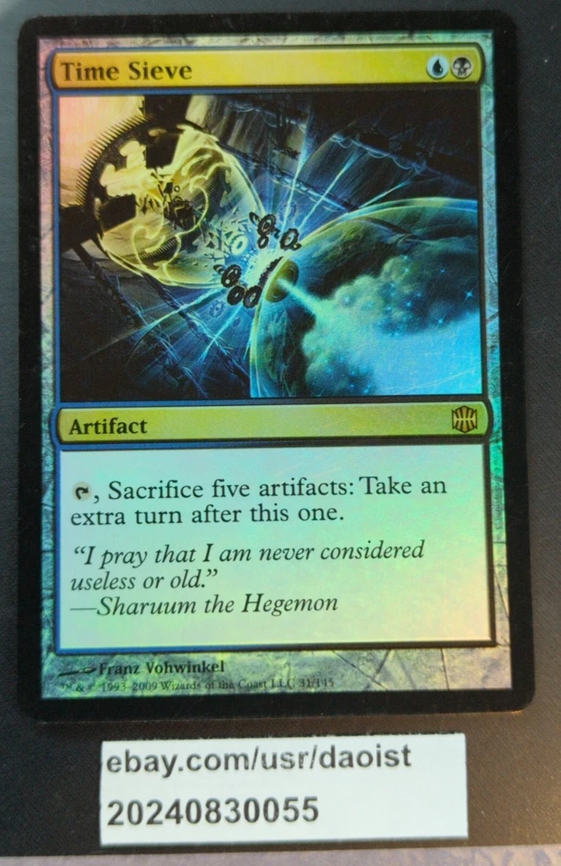 MTG Time Sieve Alara Reborn Rare FOIL Magic The Gathering NM - Image 2 of 4