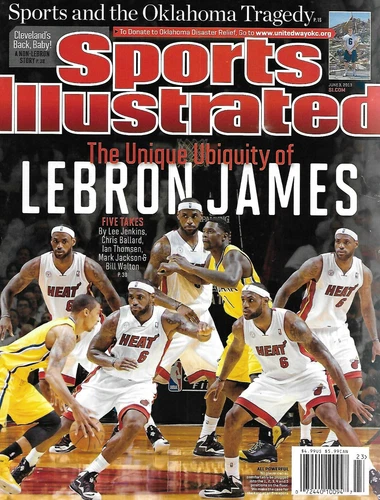 Sports Illustrated Magazine LeBron James Mud Races Geathers Family Oklahoma 2013