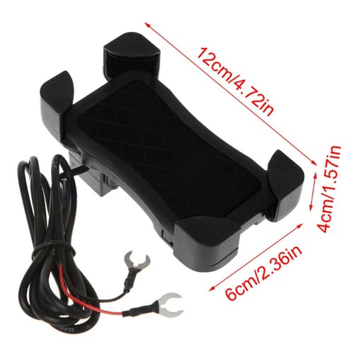 Motorcycle Phone Bracket Phone Mount Handlebar Holder Motorcycle Phone Charger - 第 5/11 張圖片