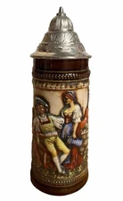KEINEN TROPFEN IMBECHER MEHR - German Lidded Beer Stein ORIGINAL GERZIT GERZ