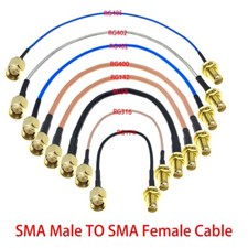 SMA Male To SMA Female connector Lot RF Coax RG174 RG316 RG58 RG400 RG402 Cable