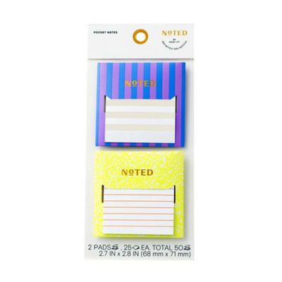 Posty Notes Ebay Noted by Post-it Pocket Notes, Multi-Color 2 Sticky Notes Pads | eBay