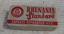 Rhenania Berlin &zwj; alte Dose Plastik EXPRESS REPARATUR KFZ Schlauch Fahrrad