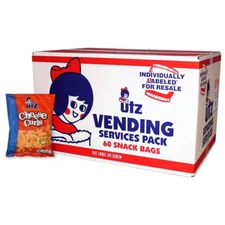 Cheese Curls, Baked Cheddar, 1 Oz Bags, 60 Count, Real Cheese, Gluten Free