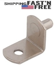 L-Shaped Furniture Bracket Pegs Cabinet Bracket Pegs Shelf 5mm   1/4" 6.35mm 