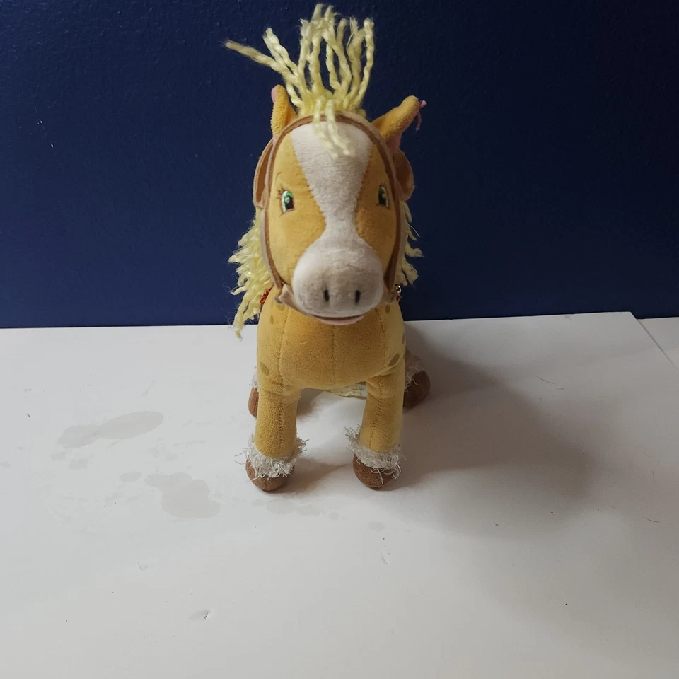 FRESA PASTEL MIEL PASTEL CABALLO 10,5" PELUCHE PONY JUGUETE 2004 Bandai Foto 2 de 4