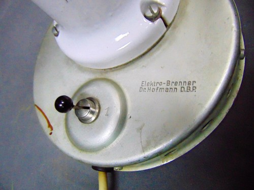 Vintage Horo Electric Burner Elektro- Brenner Dr. Hoffman D.B.P  F Nr. 1966 RARE - Imagen 4 de 11