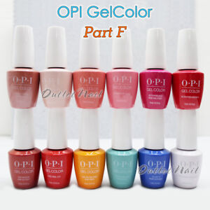 Opi Soak Off Gel Color Chart