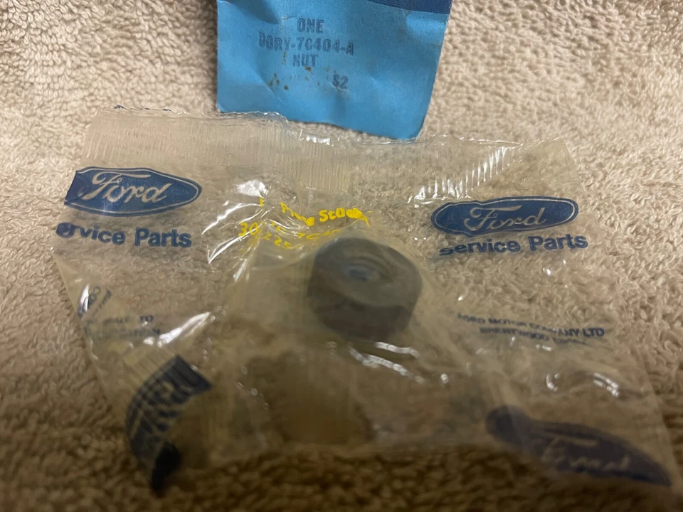 FORD D0RY-7C404-A 1971-72 PINTO 4 VELOCIDADES TRANSMISIÓN MANUAL PALANCA DE CAMBIOS TUERCA DE BLOQUEO Foto 3 de 4