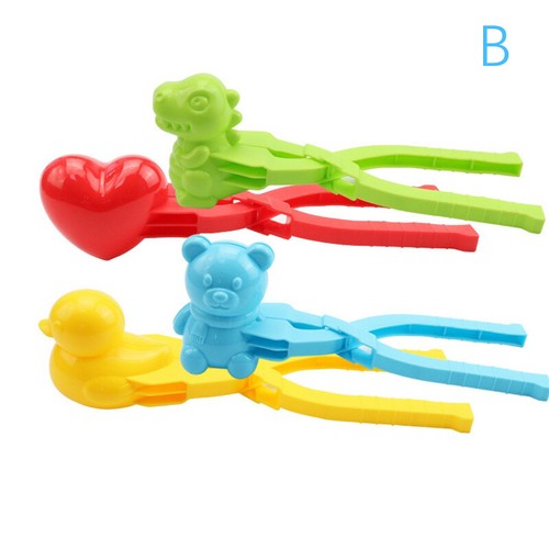 4Pcs Cartoon Snowball Maker Plastic Clip Sand Snow Ball Mold Toys for Child!SY - Imagen 14 de 16
