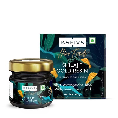 Kapiva Himalayan Shilajit/Shilajeet Resin, 20g Performance Booster For Enduranc