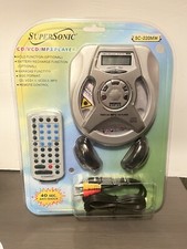 Supersonic Portable Personal CD/DCV/MP3 Player SC-220MW