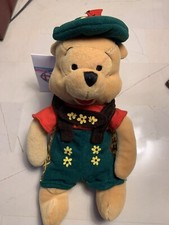 Disney Store "OCTOBER FEST" Mini Bean Bag Plush Winnie The Pooh 8" NWT