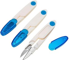 Set Di 3 Tagliafili / Separa Cuciture Con Molla - Forbicine Per Cucito E Ricamo, Colore Blu - 5
