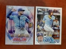 2023 Topps Series 1 Wander Franco #215 Future Stars + Smlb