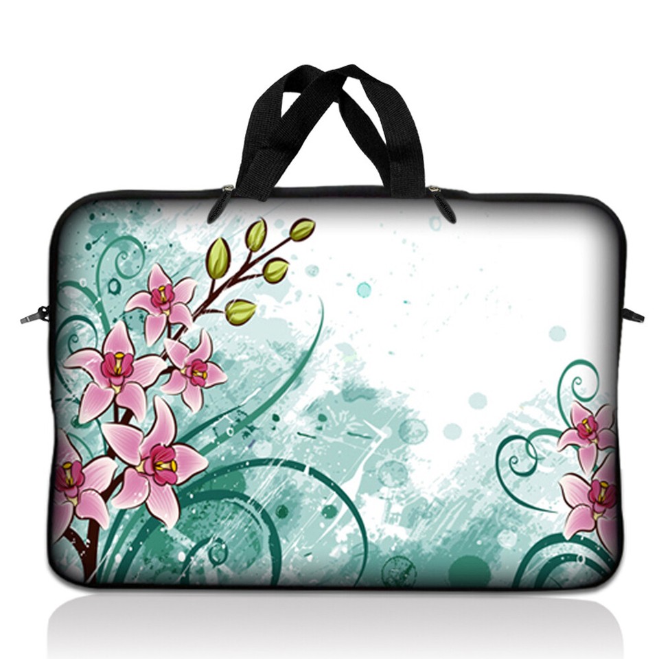 Neoprene Sleeve Laptop Computer Case Bag w/ Handle Fit 10 inch to 17.4 ...