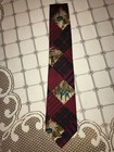 Silk Neck Tie Ski Skiing Men's Park Lane Vtg 70s EXC