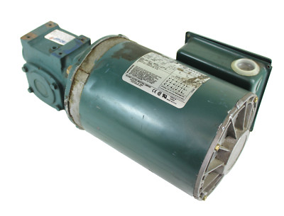 Reliance Electric P56X1337G Motor, 3/4HP, 1725RPM w/Dodge Tigear Speed Reducer