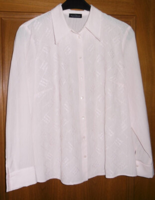 ''Your SIXTH SENSE'' elegante Damen Langarm Bluse / zart rosa / Größe ca. 42?