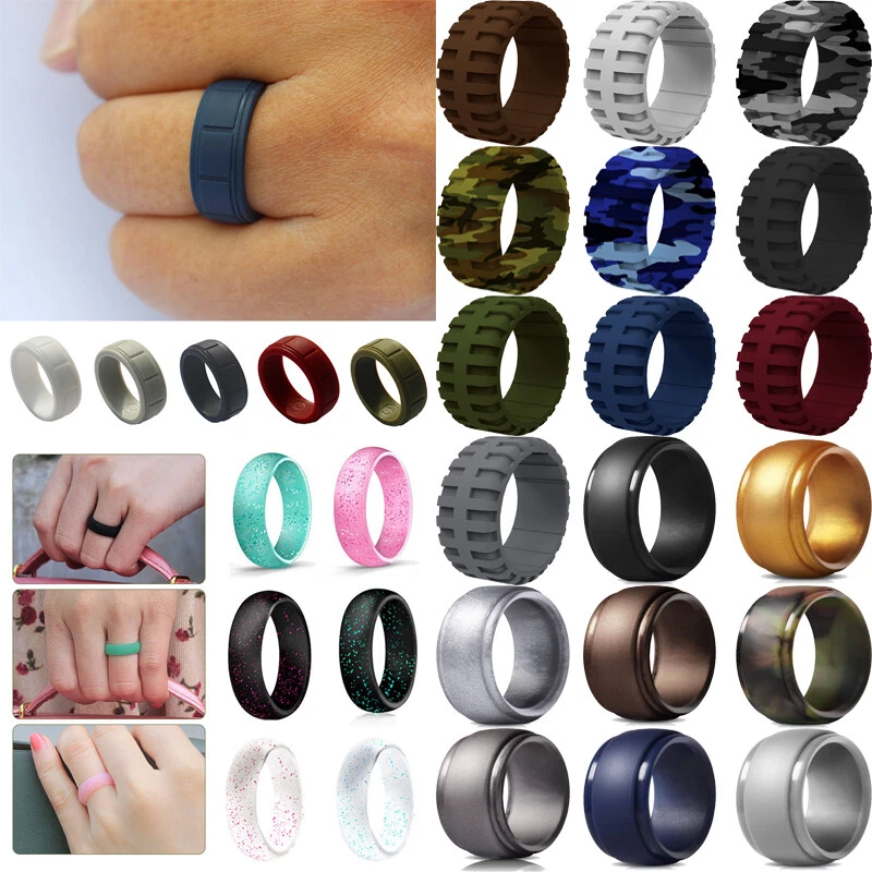 Sport band hotsell wedding rings