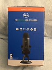 Brand New&sealed-logitech Blue Yeti Premium Multi-pattern Usb Microphone-black