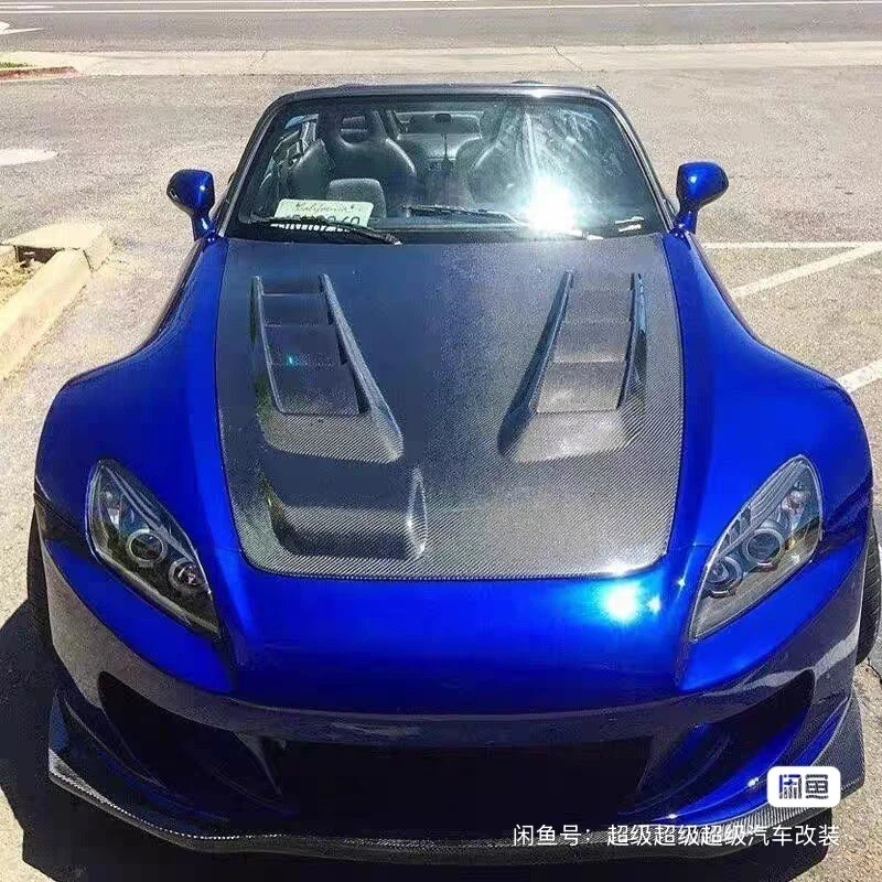 Capô estilo Mu compatível com 00-09 Honda S2000 AP1 AP2 (fibra de carbono) - Imagem 3 de 3