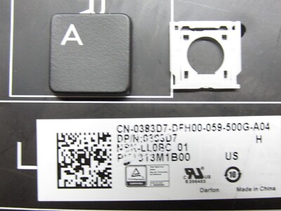 Single Key Cap + Clip For Dell Laptop Latitude E5550 From TF5M0 Model NSK-LL0BC