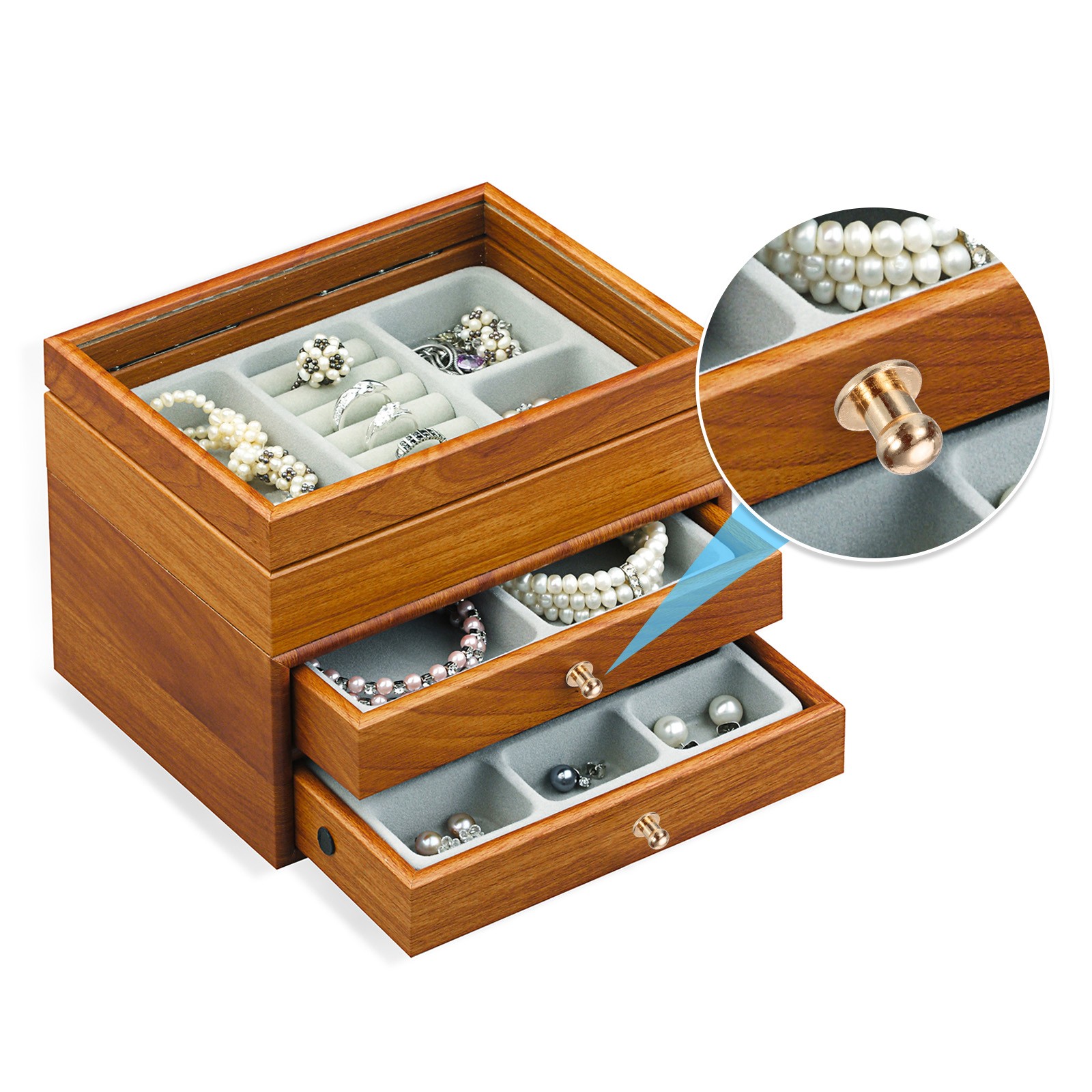 50 Pcs M3*5 Mini Round Knobs, 7mm Small Drawer Pulls, Silver