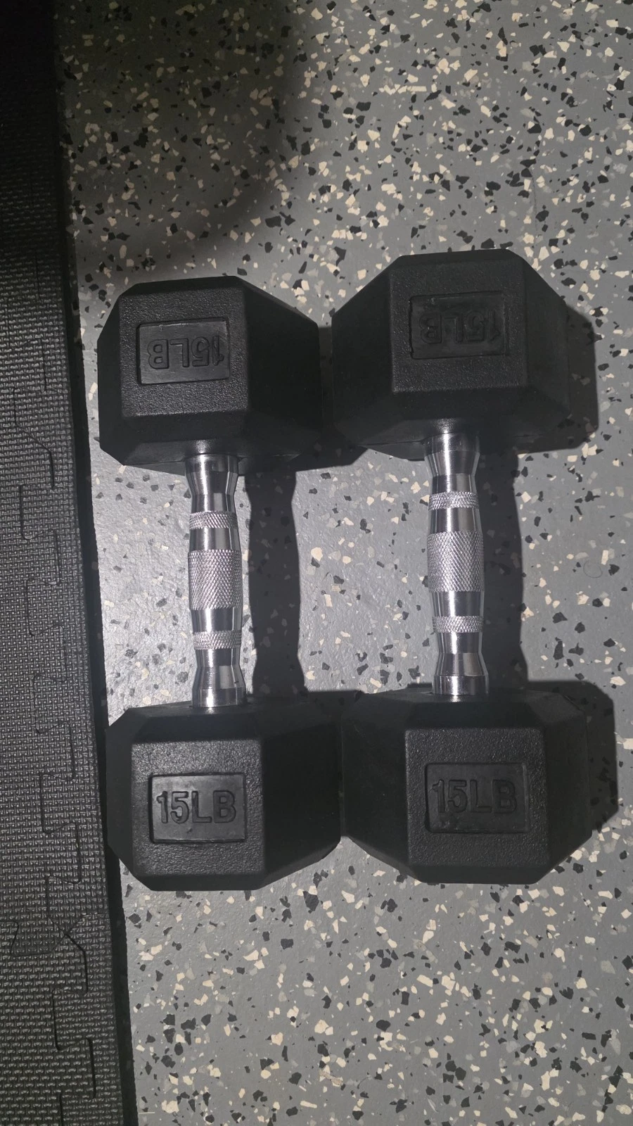 15 Lb Dumbbell Pair