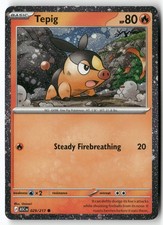 Tepig (Cosmos Holo) 029/217 Carte e prodotti vari comuni Pokemon quasi nuovo
