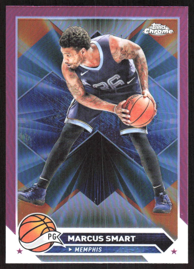 3063G 2023-24 Topps Chrome #119 Marcus Smart Magenta Refractors