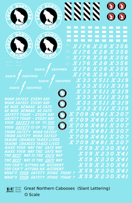 Soo Line Caboose White – Decal – Choose Scale
