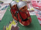 Vintage Soldiers Hip & Hop ramp walker toy from Marx