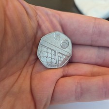 Olympic Tennis - 50p coin - 2011 - Circulated  - Available on eBay