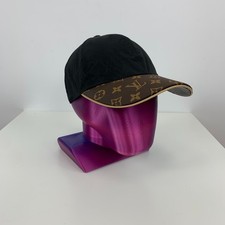 Cappello berretto baseball Louis Vuitton LV Monogram Get Ready nylon nero taglia M