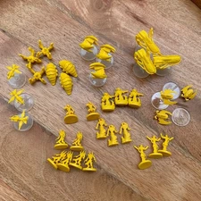Starcraft Board Game Replacement Parts YELLOW - READ