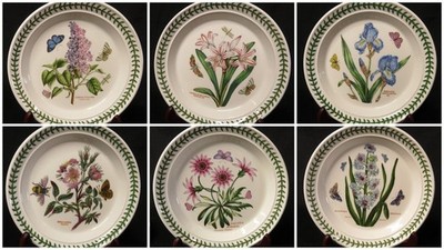 Portmeirion Botanic Garden Salad Plate - U CHOOSE - Flowers, Butterfly -NEW MARK