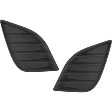 Fog Light Cover Set For 14-16 Toyota Corolla Textured Front TO1039170 TO1038170