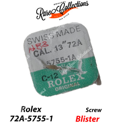Rolex 72A 5755-1A New Blister X1 Piece Set of Screws for Hour Counter